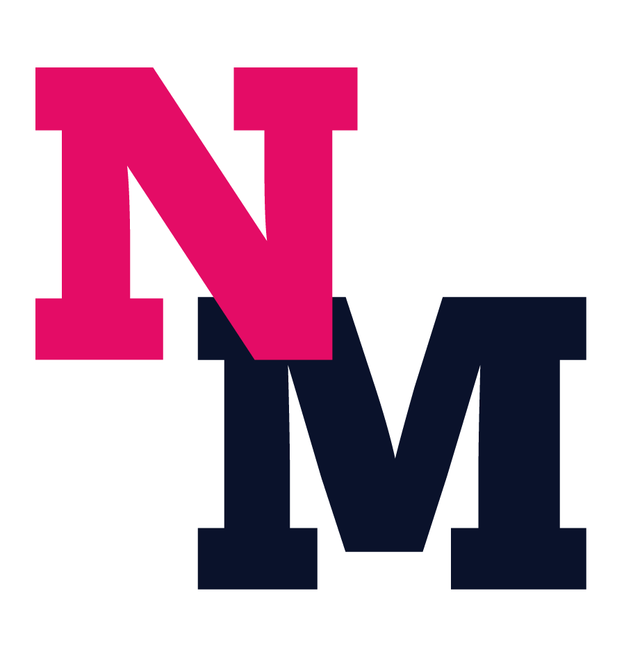 Newsmachine logo name initials